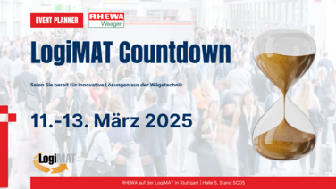 Bald ist es soweit: Besuchen Sie RHEWA auf der LogiMAT in Stuttgart Bald ist es soweit: Besuchen Sie RHEWA auf der LogiMAT in Stuttgart