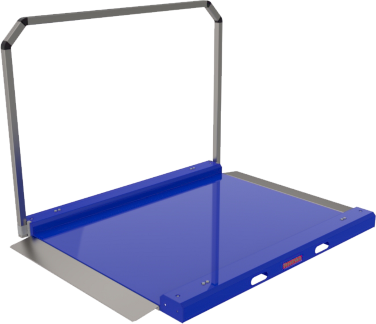 Wägebrücke 062 - für Durchfahrwaagen, mit Geländer, Option 0226