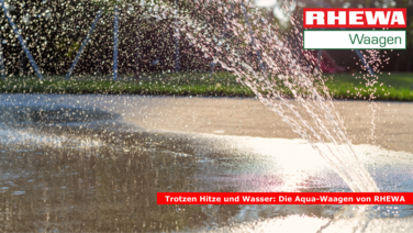 Industriewaagen für den Einsatz in Wasser und Hitze Industriewaagen für den Einsatz in Wasser und Hitze