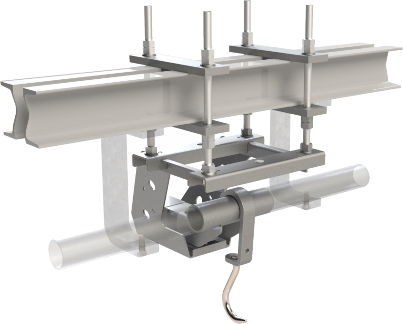 Wägebrücke 016 für Rohrbahnwaagen, EG-eichfähig Klasse III