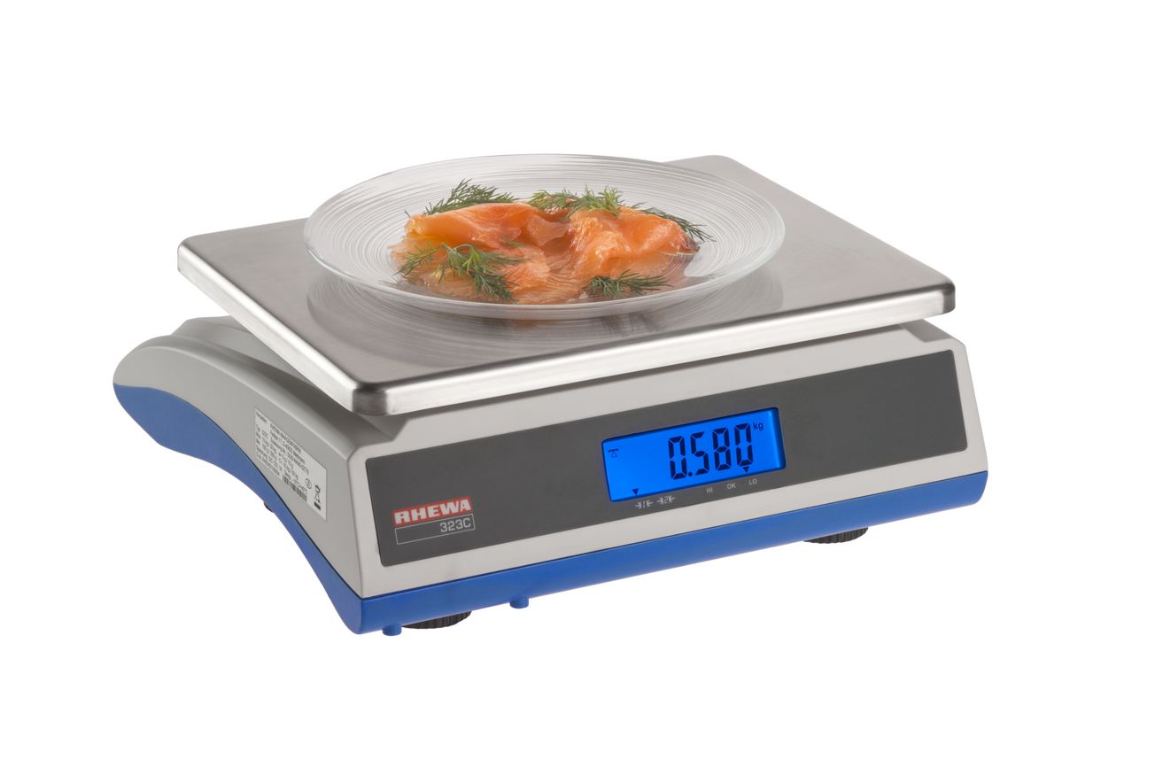 Kompaktwaagen-Klasse:Tischwaage 323C, EU-eichfähig für eichpflichtige Wägungen