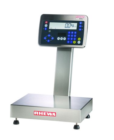 Tischwaagen/Bodenwaagen von RHEWA: die 832c-2 in Edelstahlausführung