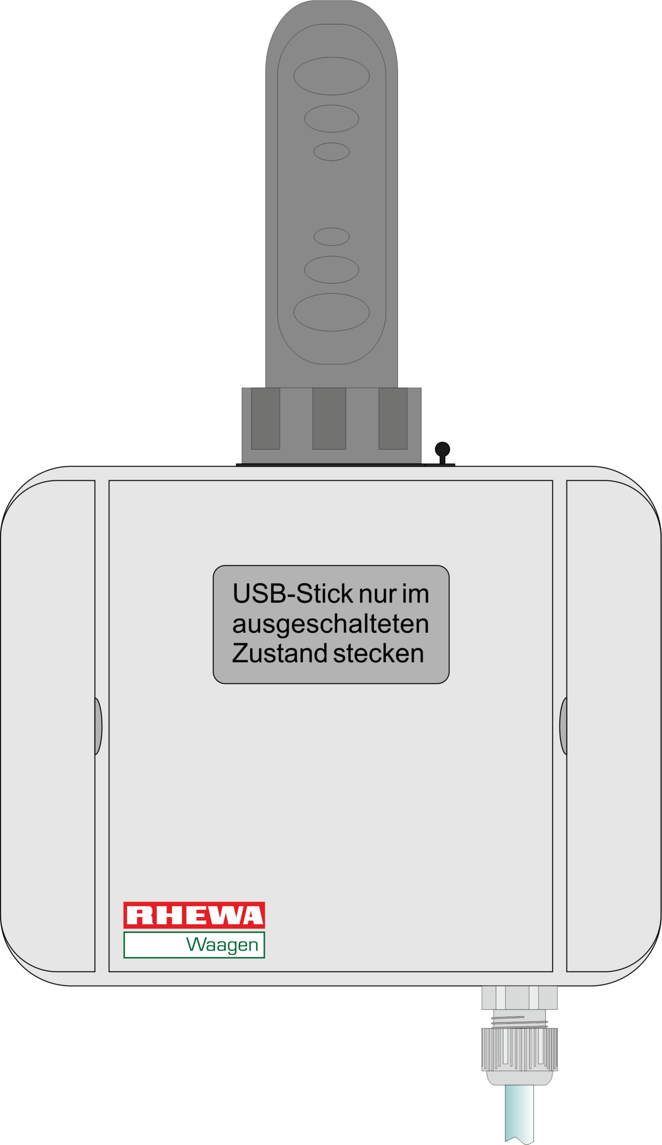 0267/6-1 - Data logger for storage of weighing data