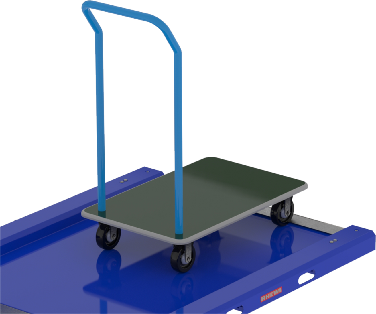 Wägebrücke 062 - für Durchfahrwaagen, mit Überfahrsicherung, Edelstahl (CNS 1.4301)