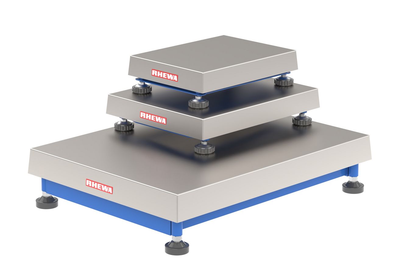 Die robusten Wägeplattformen 044/1, 044/2 und 044/3 sind äußerst flexibel