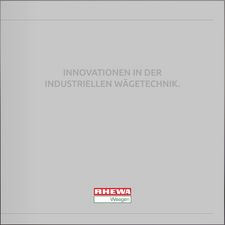 INNOVATIONS dans la technologie industrielle de pesage INNOVATIONS dans la technologie industrielle de pesage