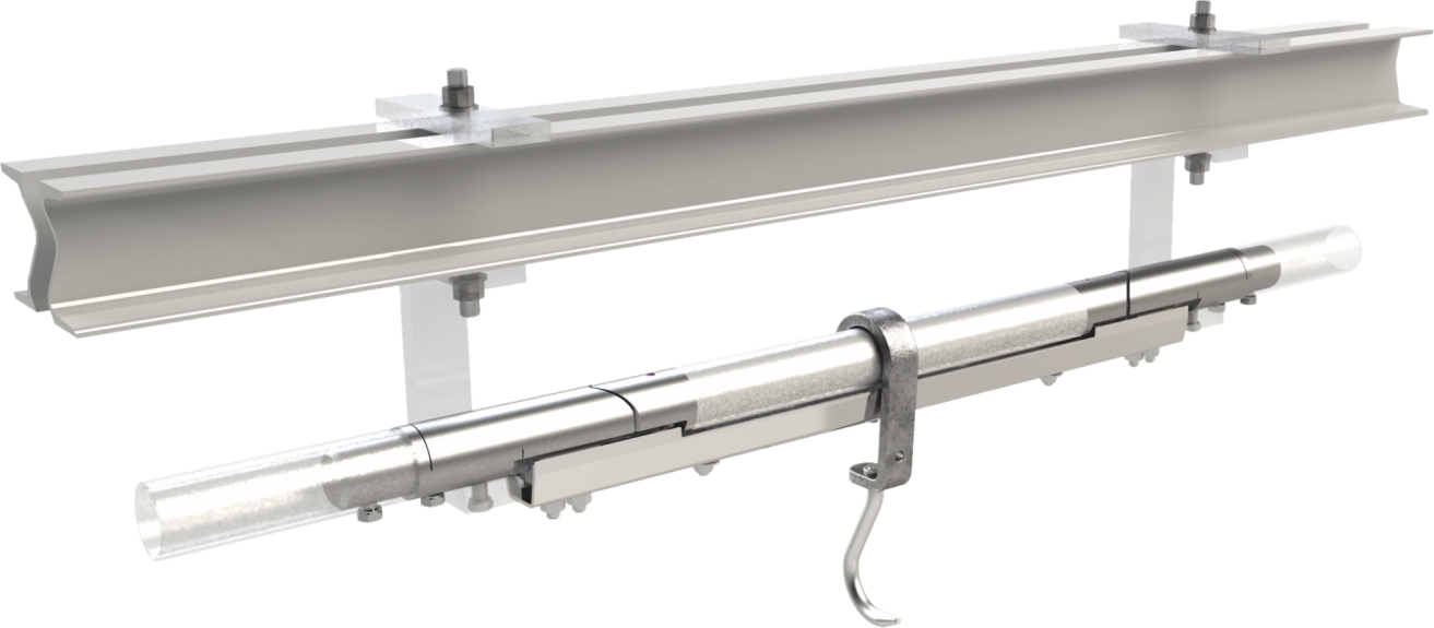 Wägebrücke 016 für Rohrbahnwaagen, EG-eichfähig Klasse III