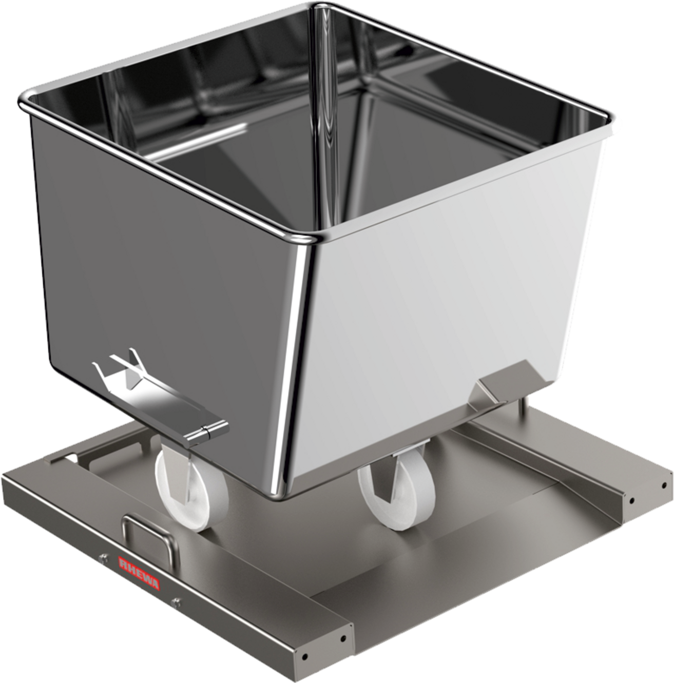 Robust, ultra-low-profile stainless steel weighing bridge 064K with a recessed weighing platform