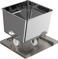 Robuste und flache Edelstahl-Wägebrücke K64