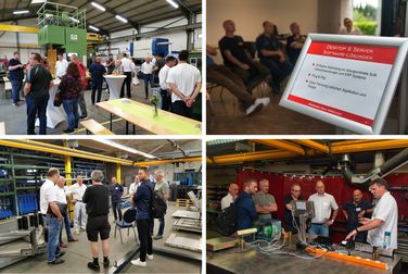 Die RHEWA-Experten blieben keine Antwort schuldig- Anwendungsbeispiele und Produktneuheiten, alles war dabei